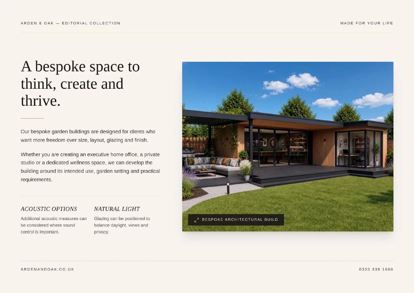Arden & Oak brochure — page 6