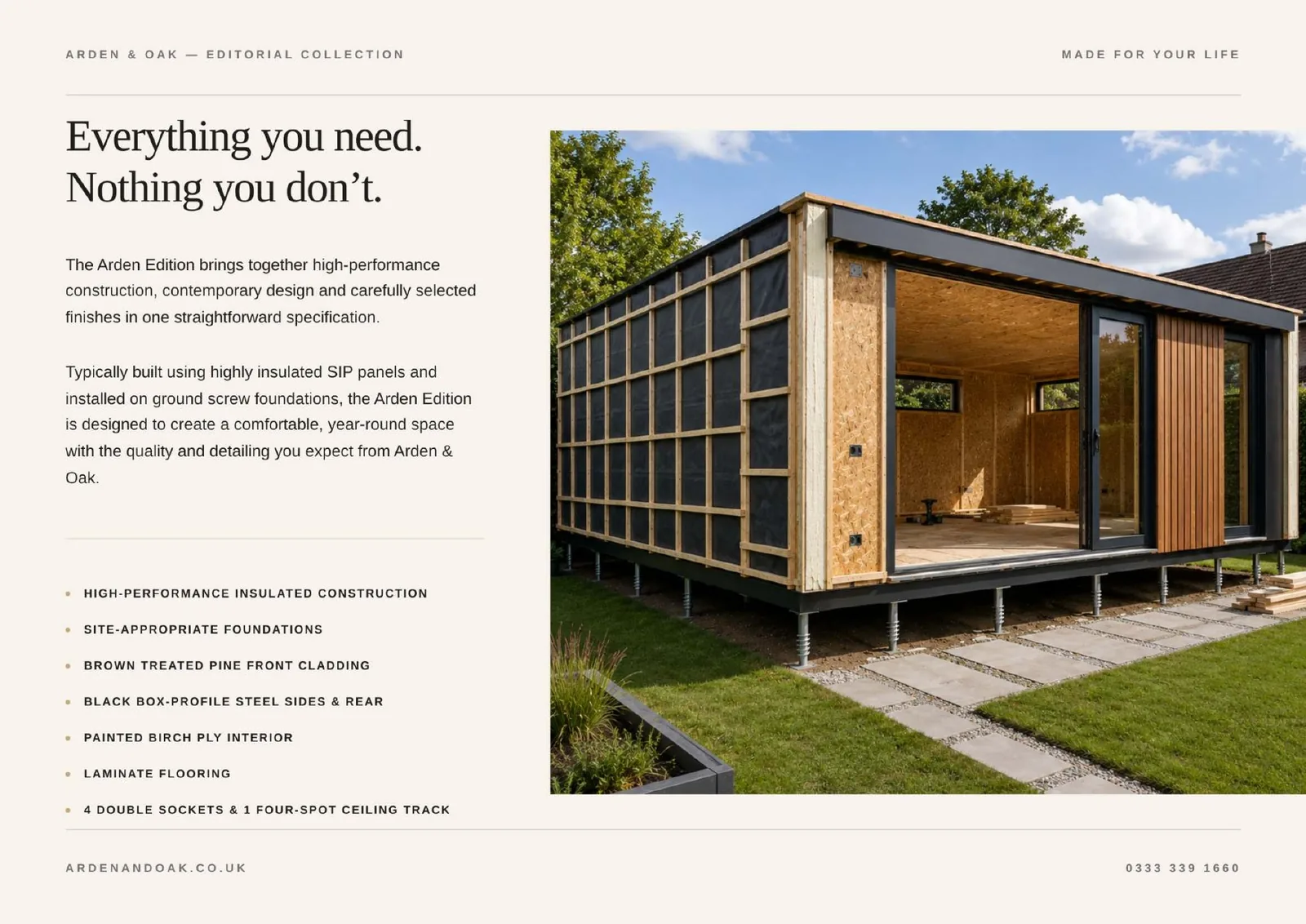 Arden & Oak brochure — page 7