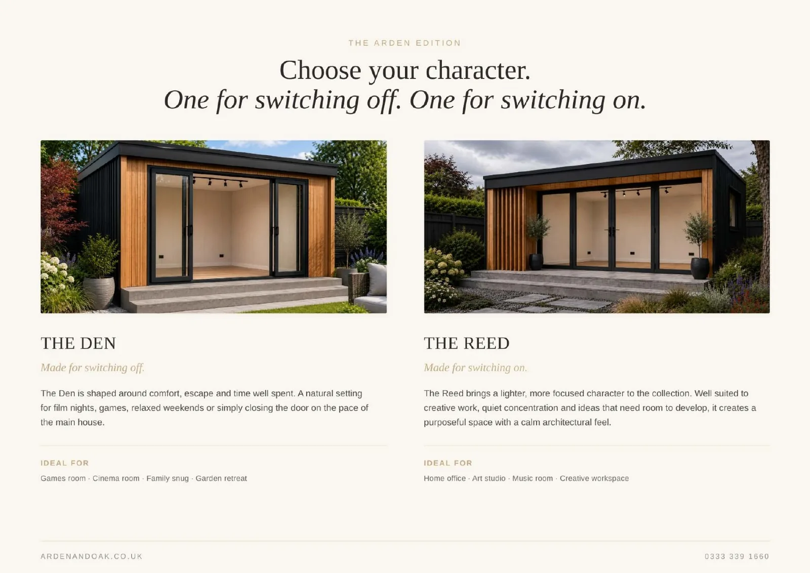 Arden & Oak brochure — page 10