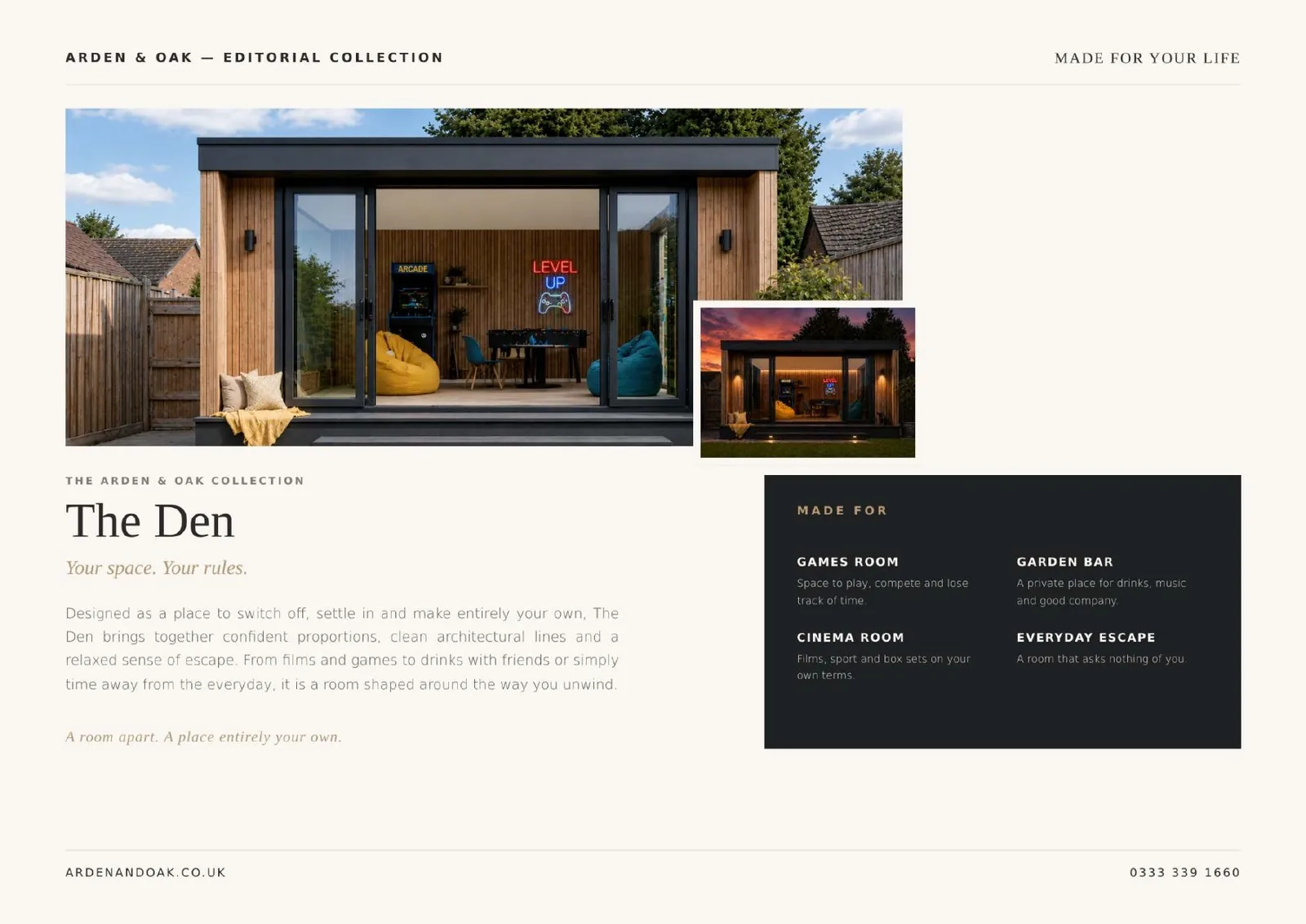 Arden & Oak brochure — page 16