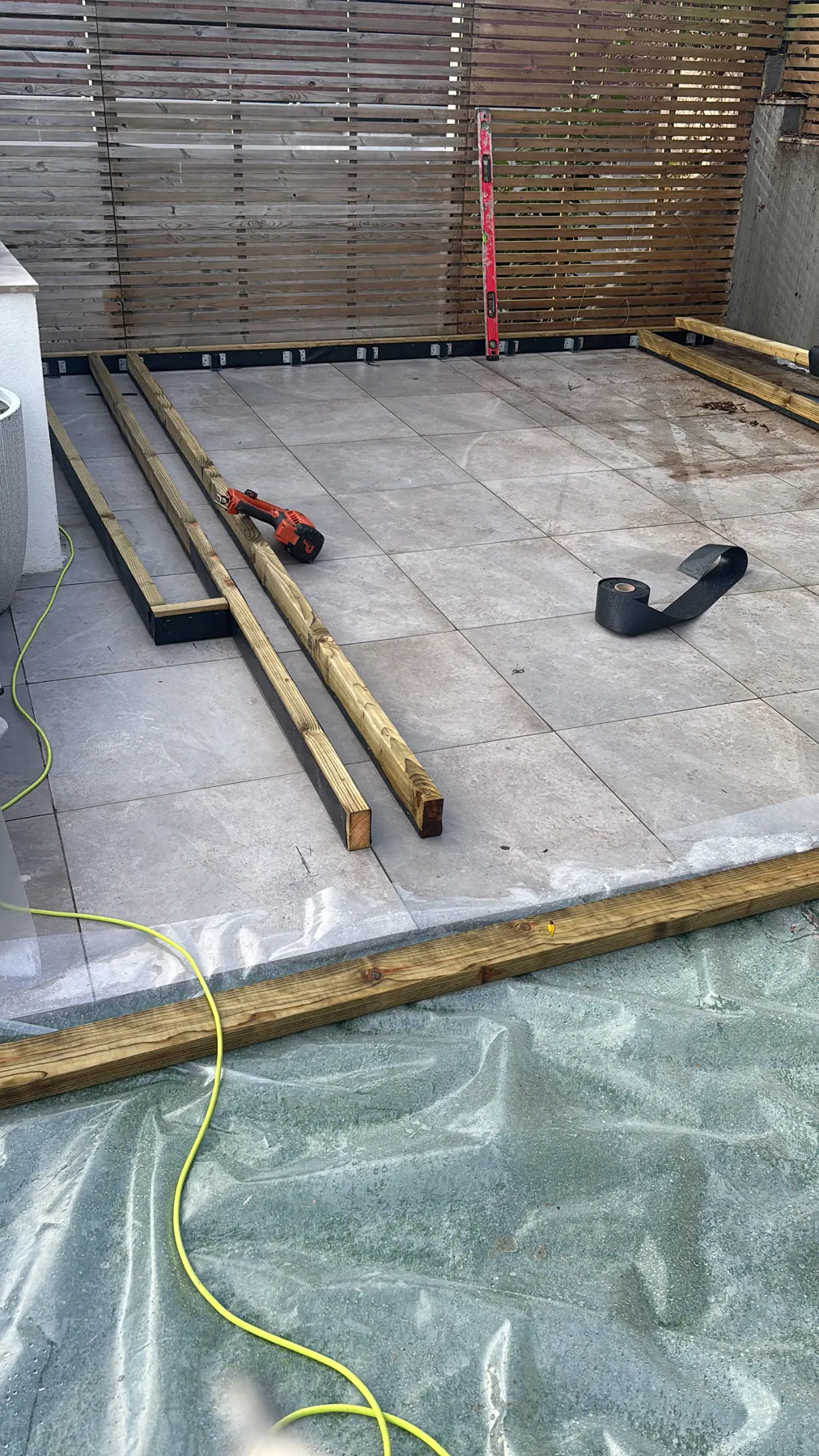 Build step: Setting out