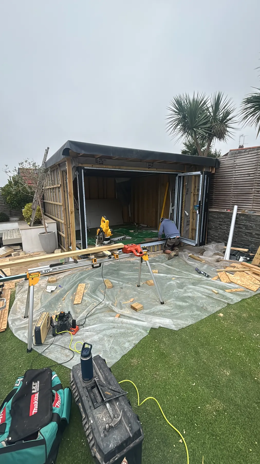 Build step: Frame up