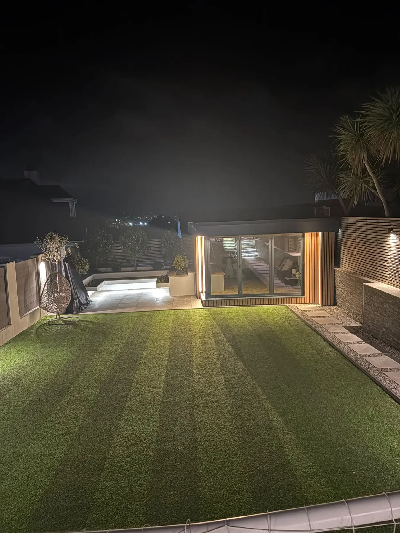 Arden & Oak garden room build — The view from the house