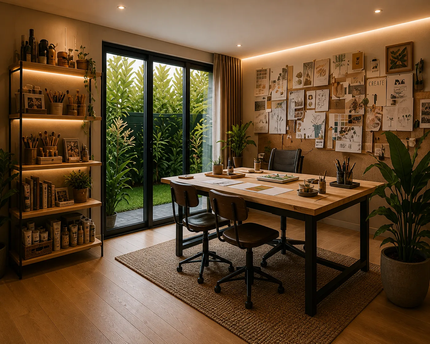Creative studio — A space to think, make and create.