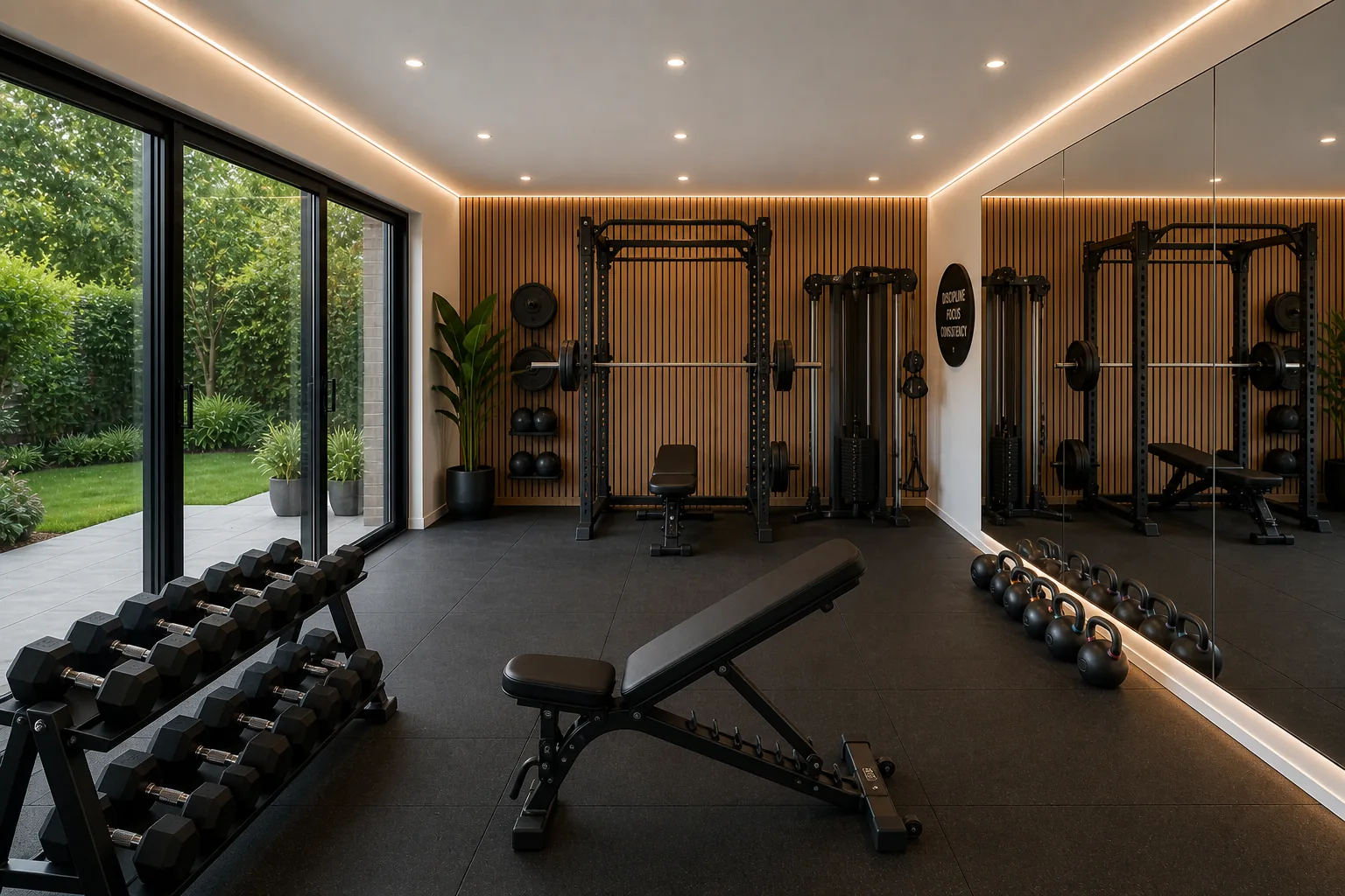Home gym — Train on your terms.