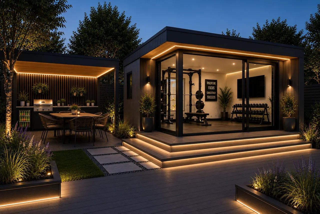 The Atelier garden room — interior or exterior detail 1