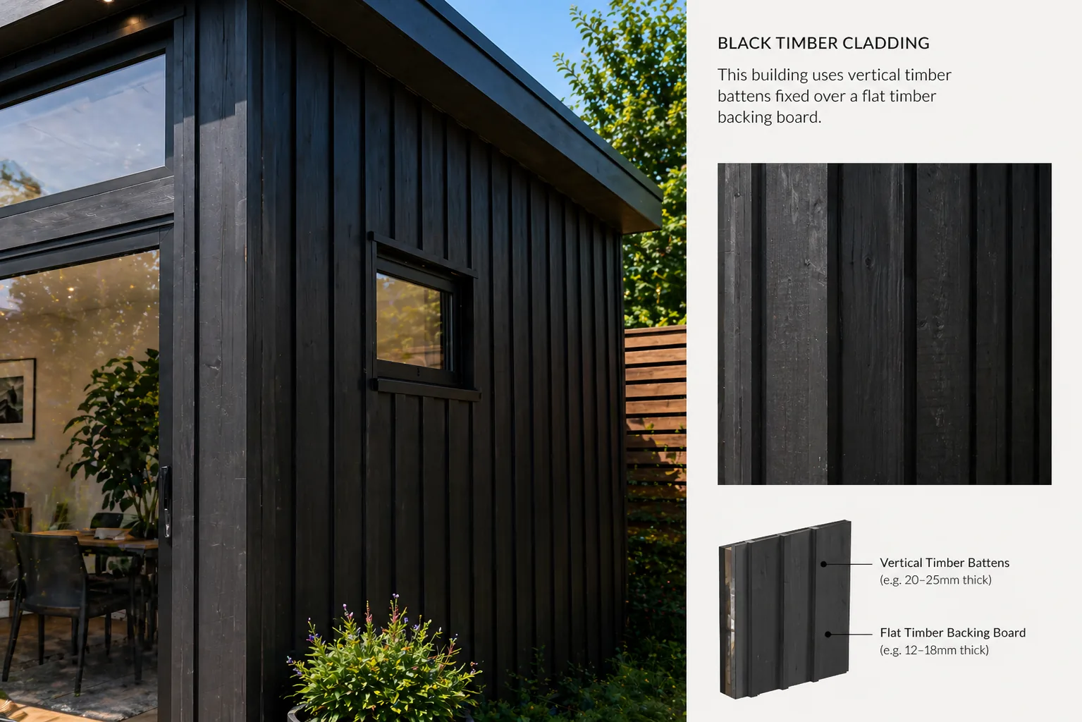 SIP garden rooms explained — panels, thicknesses and U-values