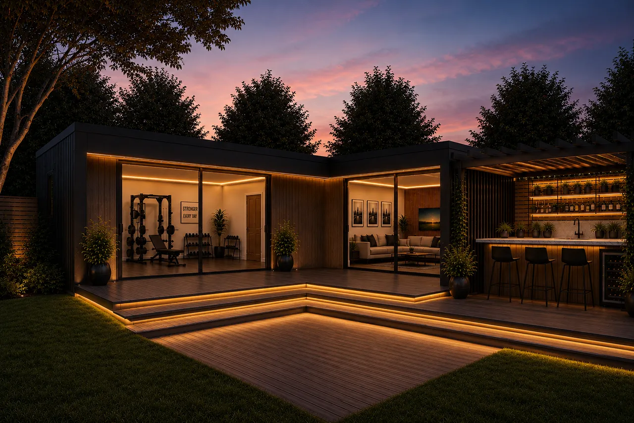 The Yard garden room — interior or exterior detail 2